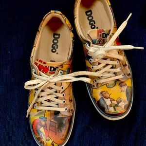 Dogo vegan leather sneakers- like new
